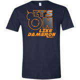 T-Shirts Navy / X-Small NES On Like Dameron Men's Semi-Fitted Softstyle