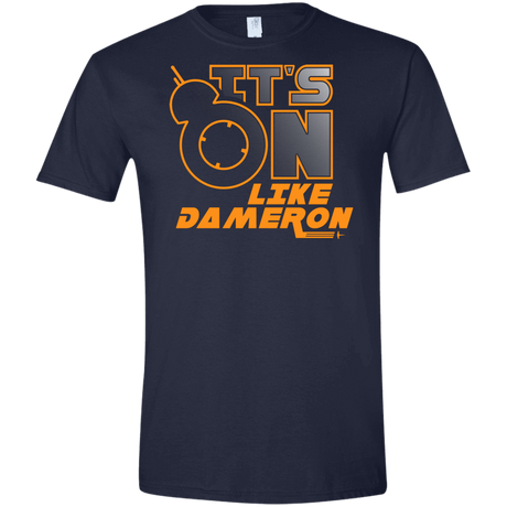 T-Shirts Navy / X-Small NES On Like Dameron Men's Semi-Fitted Softstyle