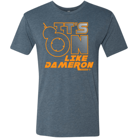 T-Shirts Indigo / S NES On Like Dameron Men's Triblend T-Shirt