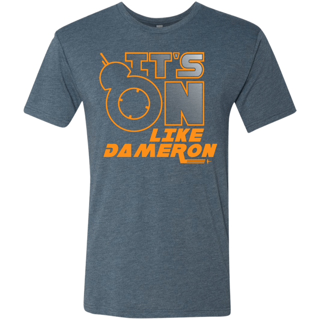 T-Shirts Indigo / S NES On Like Dameron Men's Triblend T-Shirt