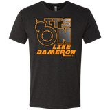 T-Shirts Vintage Black / S NES On Like Dameron Men's Triblend T-Shirt