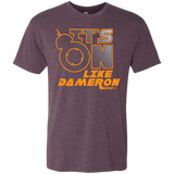 T-Shirts Vintage Purple / S NES On Like Dameron Men's Triblend T-Shirt