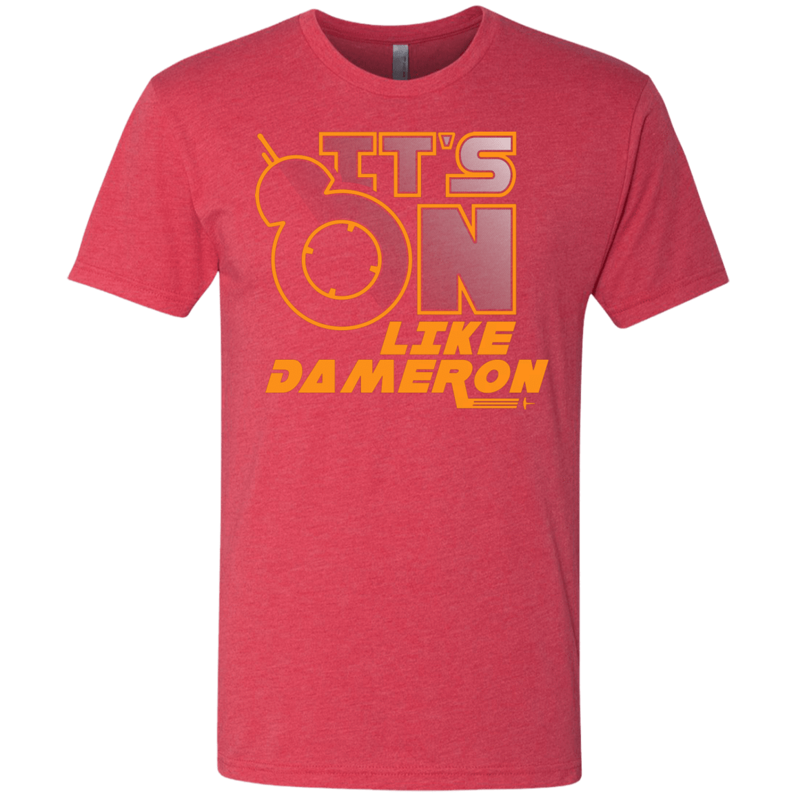T-Shirts Vintage Red / S NES On Like Dameron Men's Triblend T-Shirt