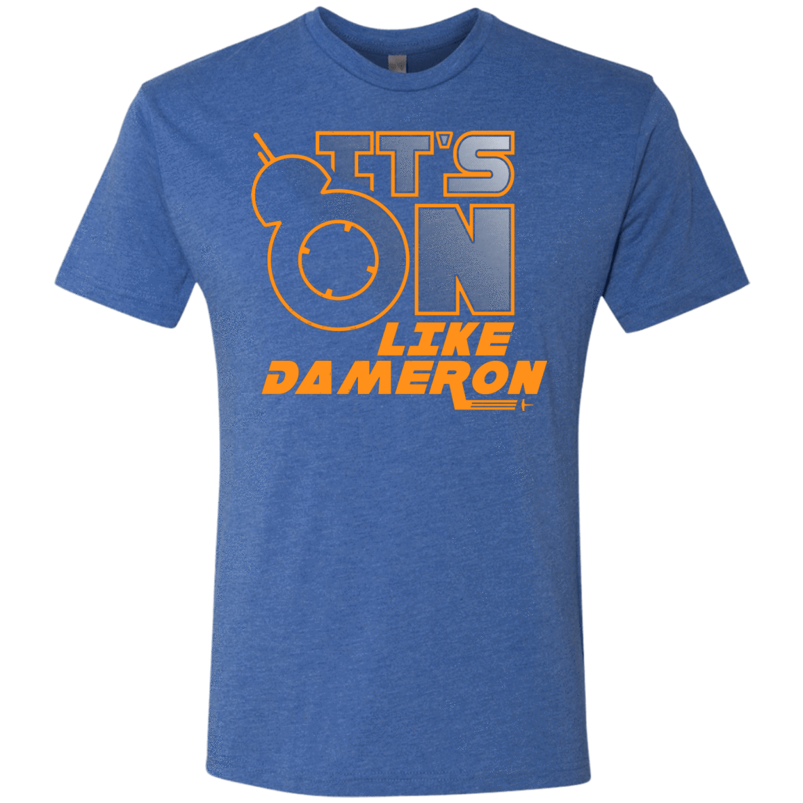 T-Shirts Vintage Royal / S NES On Like Dameron Men's Triblend T-Shirt