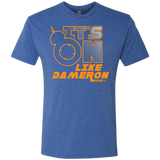 T-Shirts Vintage Royal / S NES On Like Dameron Men's Triblend T-Shirt