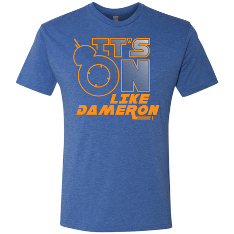 T-Shirts Vintage Royal / S NES On Like Dameron Men's Triblend T-Shirt