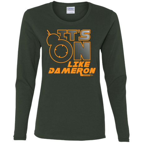 T-Shirts Forest / S NES On Like Dameron Women's Long Sleeve T-Shirt