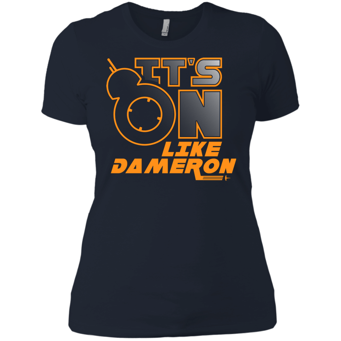 T-Shirts Midnight Navy / X-Small NES On Like Dameron Women's Premium T-Shirt