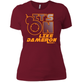 T-Shirts Scarlet / X-Small NES On Like Dameron Women's Premium T-Shirt