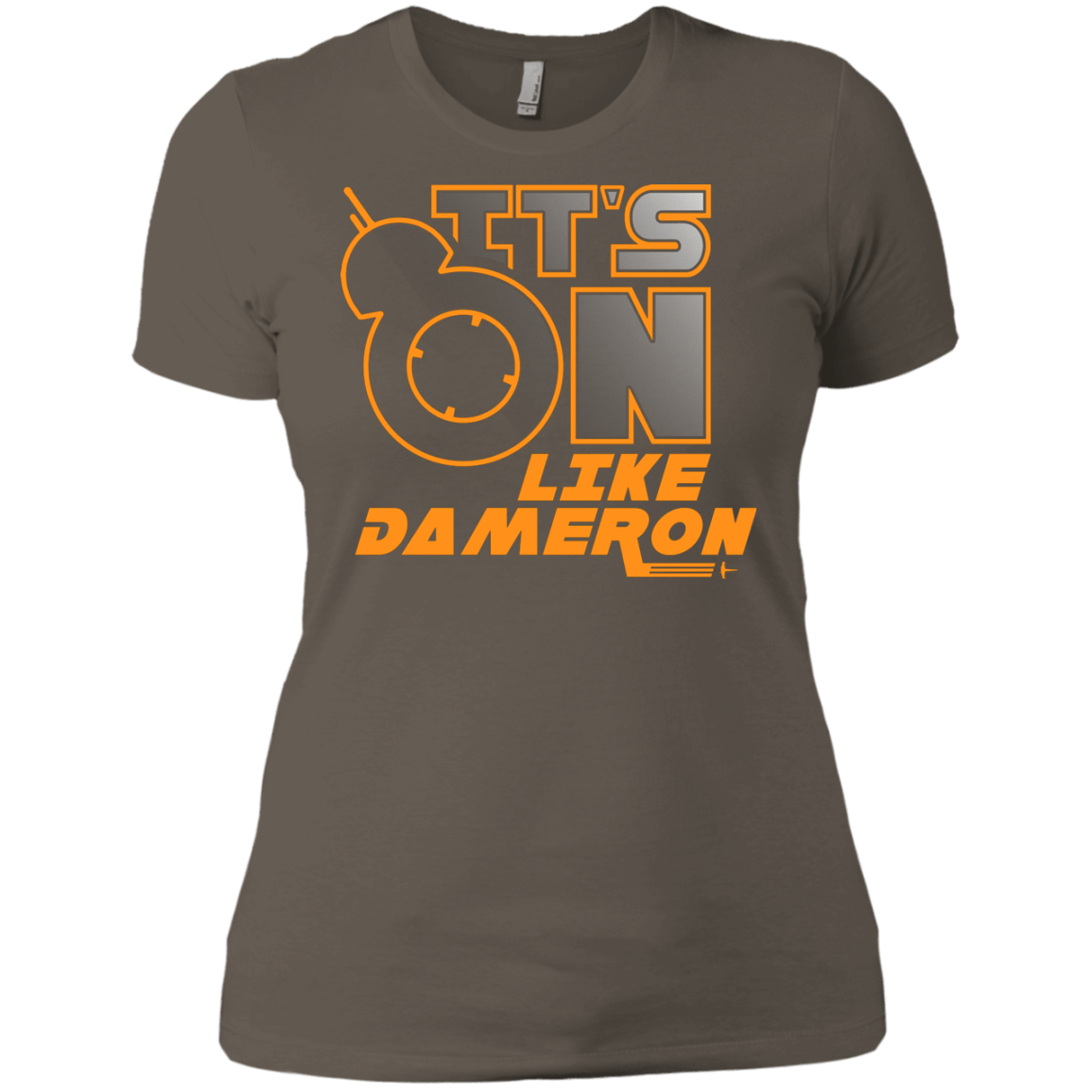 T-Shirts Warm Grey / X-Small NES On Like Dameron Women's Premium T-Shirt
