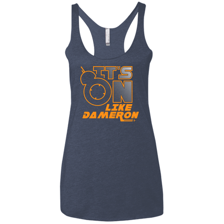 T-Shirts Vintage Navy / X-Small NES On Like Dameron Women's Triblend Racerback Tank