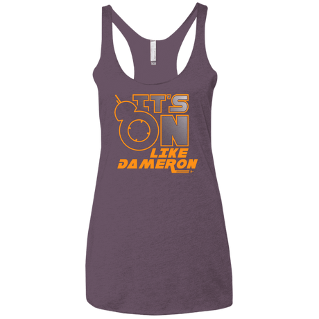 T-Shirts Vintage Purple / X-Small NES On Like Dameron Women's Triblend Racerback Tank