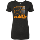 T-Shirts Vintage Black / S NES On Like Dameron Women's Triblend T-Shirt