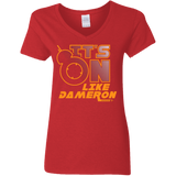 T-Shirts Red / S NES On Like Dameron Women's V-Neck T-Shirt