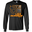 T-Shirts Black / YS NES On Like Dameron Youth Long Sleeve T-Shirt