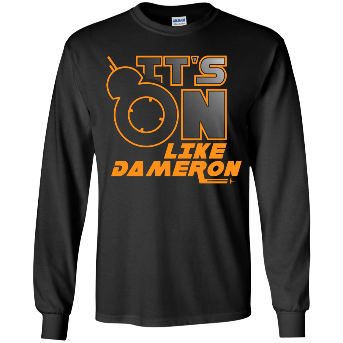 T-Shirts Black / YS NES On Like Dameron Youth Long Sleeve T-Shirt