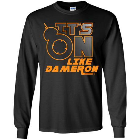 T-Shirts Black / YS NES On Like Dameron Youth Long Sleeve T-Shirt