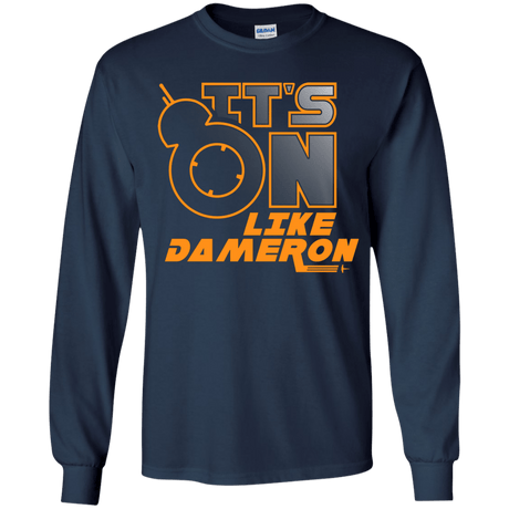T-Shirts Navy / YS NES On Like Dameron Youth Long Sleeve T-Shirt
