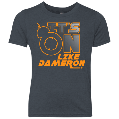 T-Shirts Vintage Navy / YXS NES On Like Dameron Youth Triblend T-Shirt