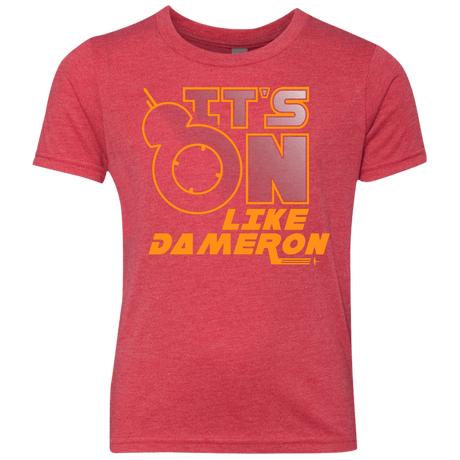T-Shirts Vintage Red / YXS NES On Like Dameron Youth Triblend T-Shirt