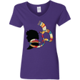 T-Shirts Purple / S Never 4gotten Women's V-Neck T-Shirt