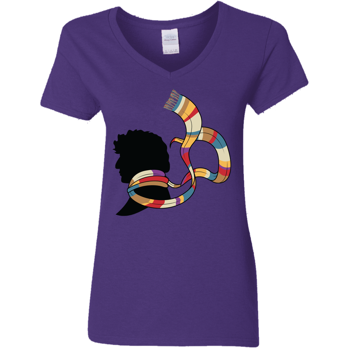 T-Shirts Purple / S Never 4gotten Women's V-Neck T-Shirt