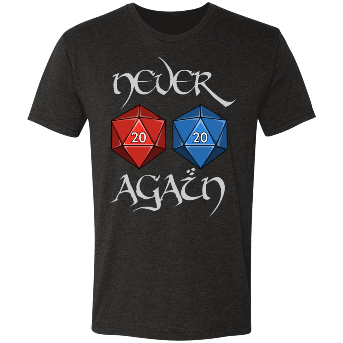 T-Shirts Vintage Black / S Never Again Men's Triblend T-Shirt