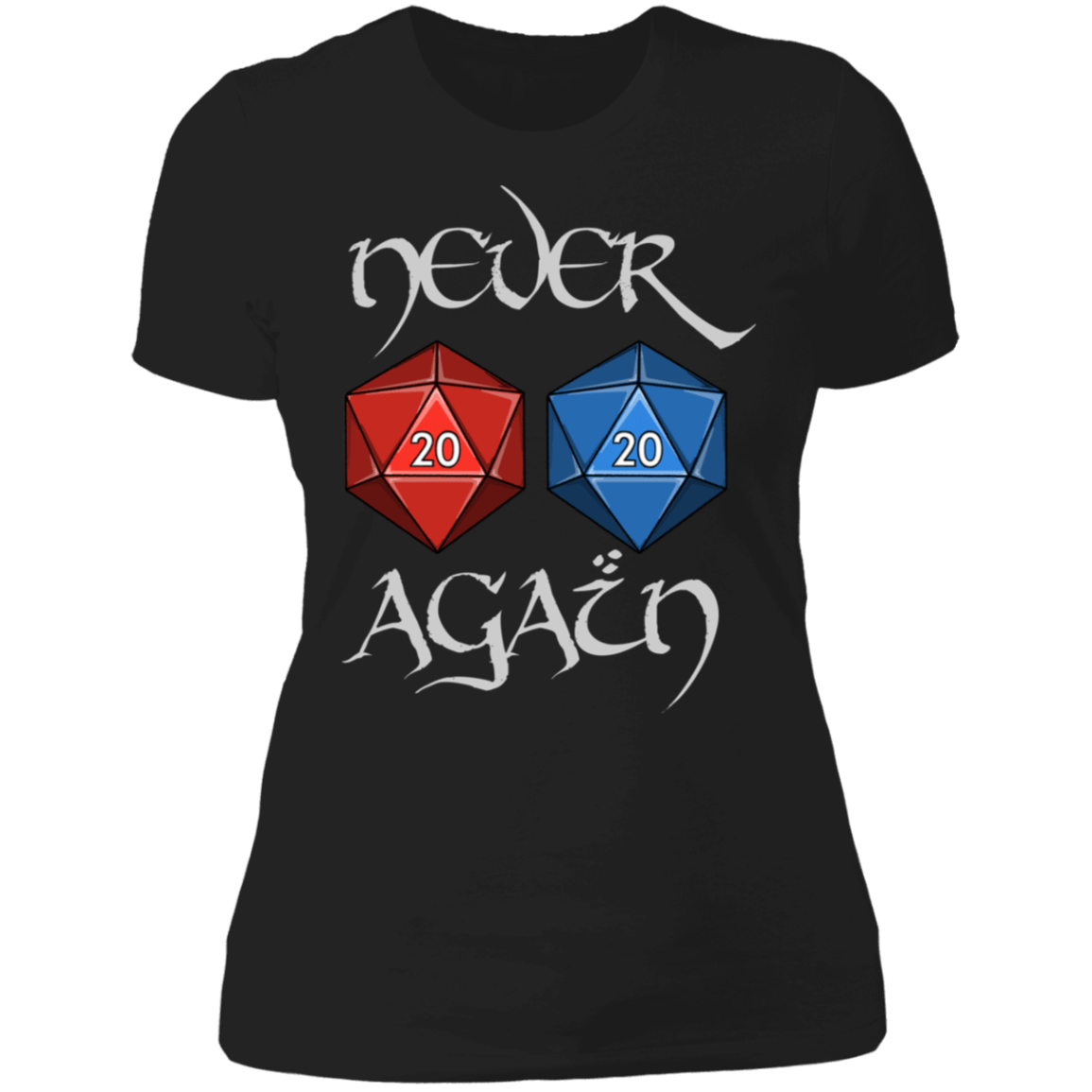 T-Shirts Black / X-Small Never Again Women's Premium T-Shirt