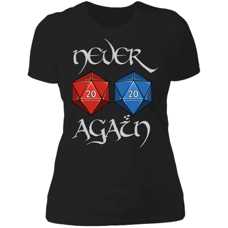 T-Shirts Black / X-Small Never Again Women's Premium T-Shirt