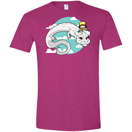 T-Shirts Antique Heliconia / S Never Ending Dustin Men's Semi-Fitted Softstyle