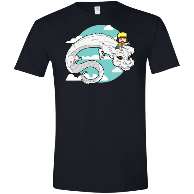 T-Shirts Black / X-Small Never Ending Dustin Men's Semi-Fitted Softstyle