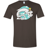 T-Shirts Dark Chocolate / S Never Ending Dustin Men's Semi-Fitted Softstyle