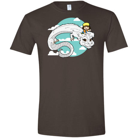 T-Shirts Dark Chocolate / S Never Ending Dustin Men's Semi-Fitted Softstyle