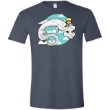 T-Shirts Heather Navy / S Never Ending Dustin Men's Semi-Fitted Softstyle