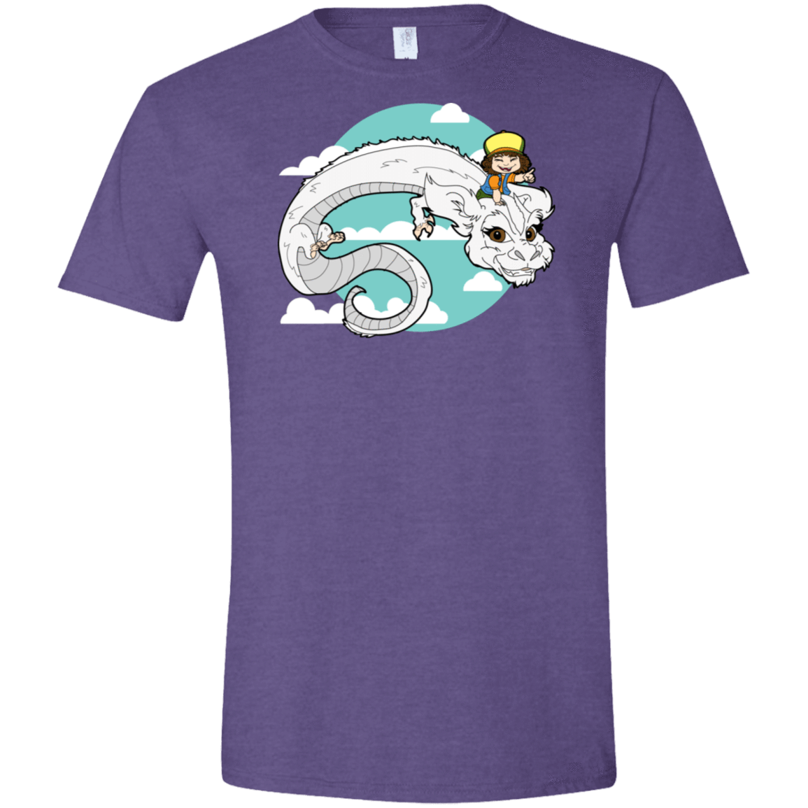 T-Shirts Heather Purple / S Never Ending Dustin Men's Semi-Fitted Softstyle