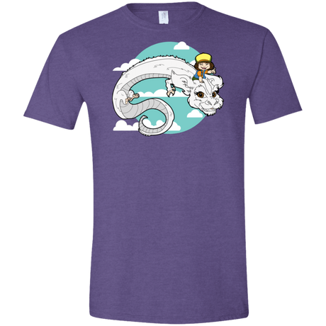 T-Shirts Heather Purple / S Never Ending Dustin Men's Semi-Fitted Softstyle