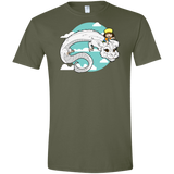 T-Shirts Military Green / S Never Ending Dustin Men's Semi-Fitted Softstyle