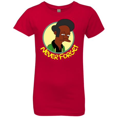 T-Shirts Red / YXS Never Forget Apu Girls Premium T-Shirt