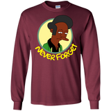 T-Shirts Maroon / S Never Forget Apu Men's Long Sleeve T-Shirt