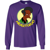 T-Shirts Purple / S Never Forget Apu Men's Long Sleeve T-Shirt