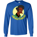 T-Shirts Royal / S Never Forget Apu Men's Long Sleeve T-Shirt