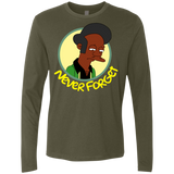 T-Shirts Military Green / S Never Forget Apu Men's Premium Long Sleeve
