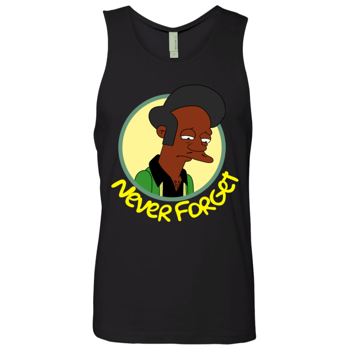 T-Shirts Black / S Never Forget Apu Men's Premium Tank Top