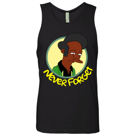 T-Shirts Black / S Never Forget Apu Men's Premium Tank Top