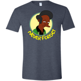 T-Shirts Heather Navy / S Never Forget Apu Men's Semi-Fitted Softstyle
