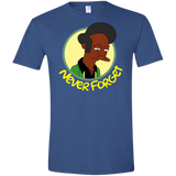 T-Shirts Heather Royal / X-Small Never Forget Apu Men's Semi-Fitted Softstyle