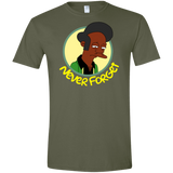 T-Shirts Military Green / S Never Forget Apu Men's Semi-Fitted Softstyle