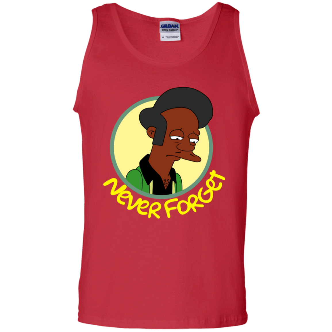 T-Shirts Red / S Never Forget Apu Men's Tank Top