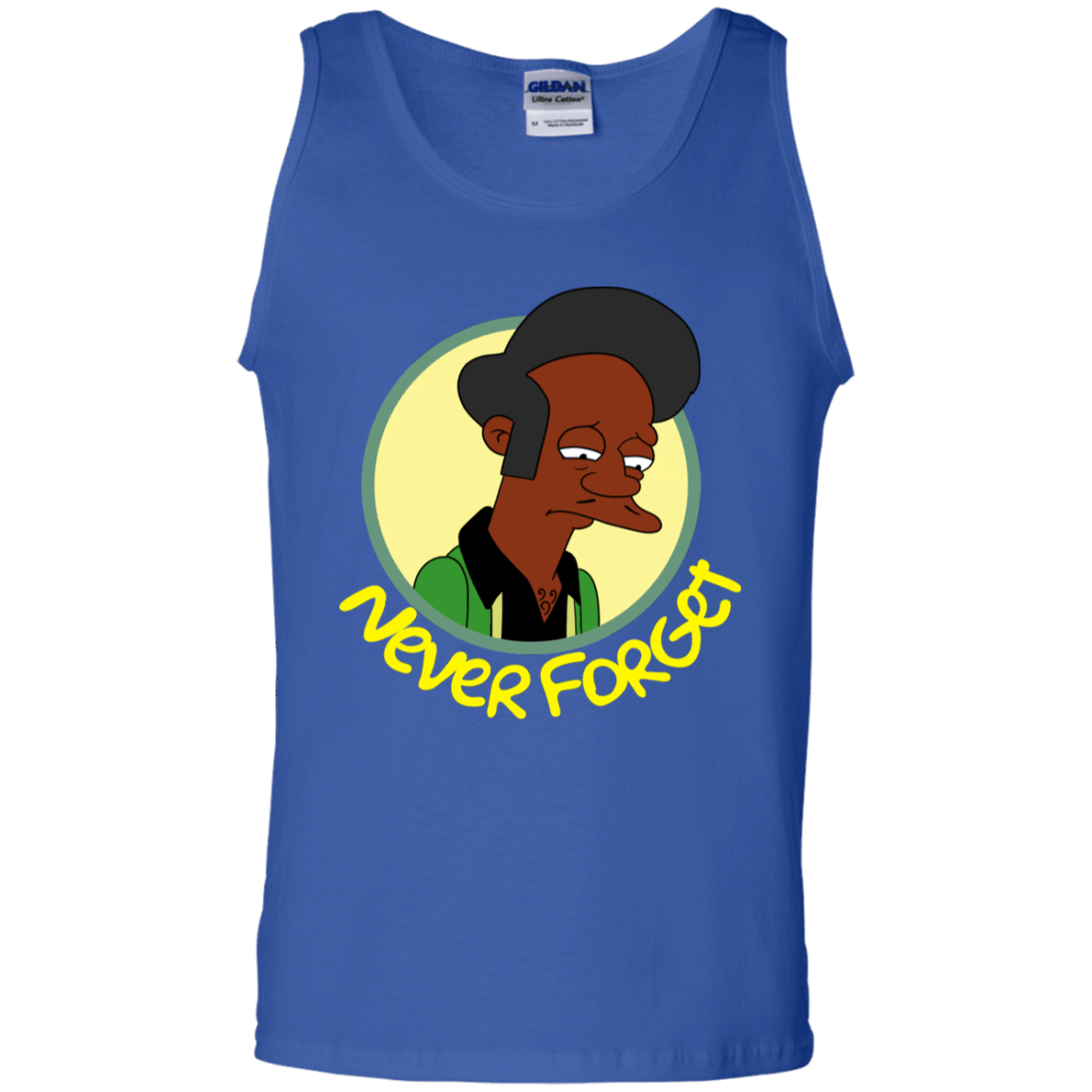 T-Shirts Royal / S Never Forget Apu Men's Tank Top