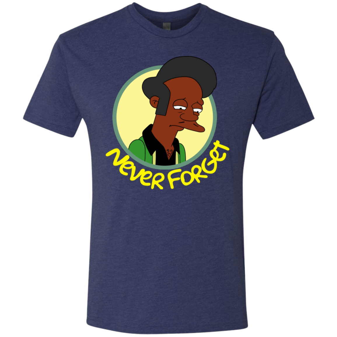 T-Shirts Vintage Navy / S Never Forget Apu Men's Triblend T-Shirt